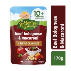 Coles - Beef Bolognese & Macaroni Mini Meal Baby Food Pouch 10+ Months