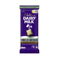 Coles - Dairy Milk Triple Decker Mint Chocolate Block