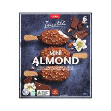 Coles - Irresistible Ice Cream Mini Almond 6 Pack