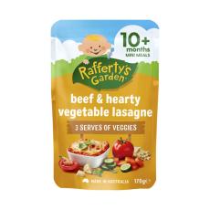 Coles - Beef & Hearty Vegetable Lasagne Mini Meal Baby Food Pouch 10+ Months