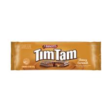 Coles - Tim Tam Chewy Caramel Chocolate Biscuits