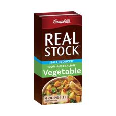 Coles - Real Stock Vegetable Stock Salt Reduced