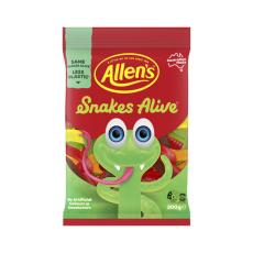 Coles - Lollies Snakes Alive Lolly Bag