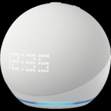 The Good Guys - Amazon Echo Dot Smart Speaker Clock & Alexa (Gen 5) - Glacier White