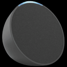 The Good Guys - Amazon Pop Compact Smart Speaker with Alexa (Charcoal)
