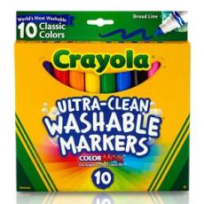 Target - Crayola 10 Pack Ultra-Clean Washable Markers