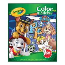 Target - Crayola Colour & Sticker Book - Paw Patrol