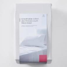 Target - 250 Thread Count Cotton Fitted Sheet