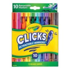 Target - Crayola Clicks 10 Pack Retractable Markers