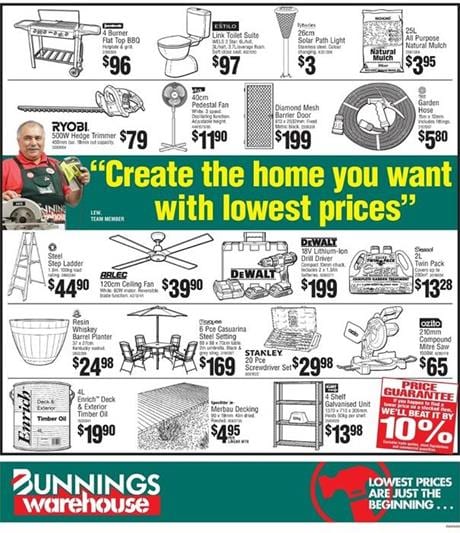 Bunnings Online Catalogue February Prices Hand Tools and Power Tools
