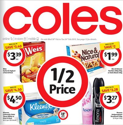 Coles Sale Catalogue February 2015