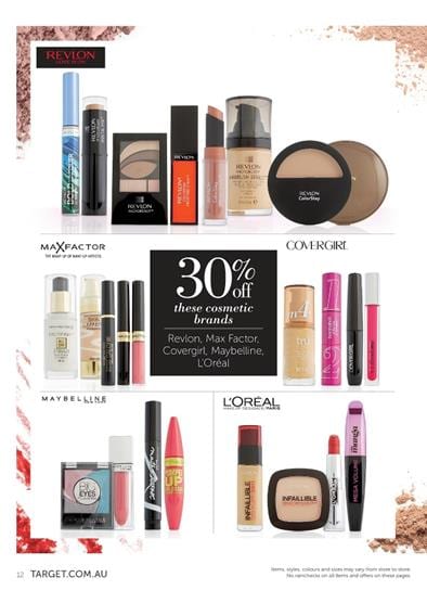 Target Beauty Products march 2015