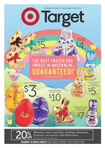 Target Catalogue Easter Sale March 2015