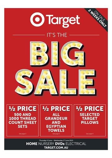 Target Catalogue Big Home Sale 03 June 2015 and Electronics Catalogue