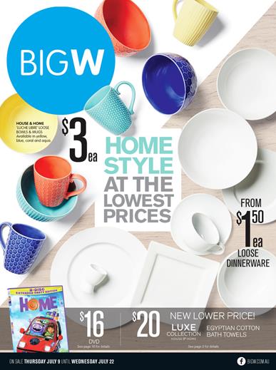 Big W Catalogue Home Products July 9 - July 22 2015