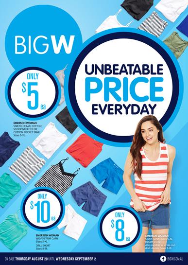 Big W Catalogue Sale 20 Aug 2015