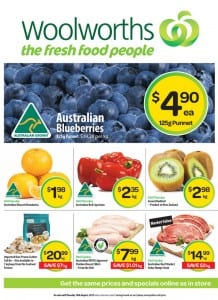 Woolworths Catalogue Weekend Specials 15 Aug 2015