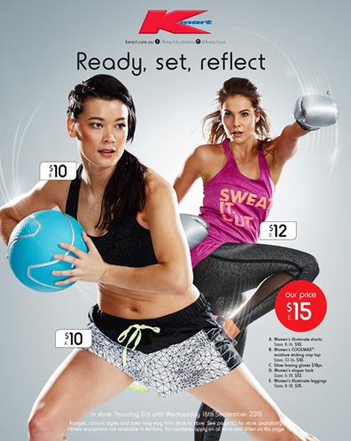 Kmart Catalogue Active Wear and Sport Accessories 3 Sep - 16 Sep 2015