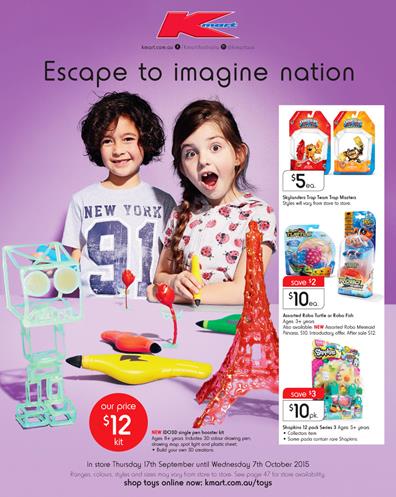 Kmart Catalogue Toy Sale 23 Sep - 7 Oct 2015