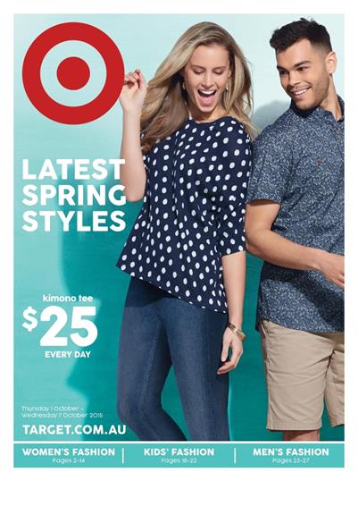 Target Catalogue Clothing 29 Sep 2015