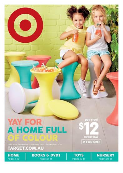 Target Catalogue Home, Kitchen Appliances, Electronics and Toy Sale September