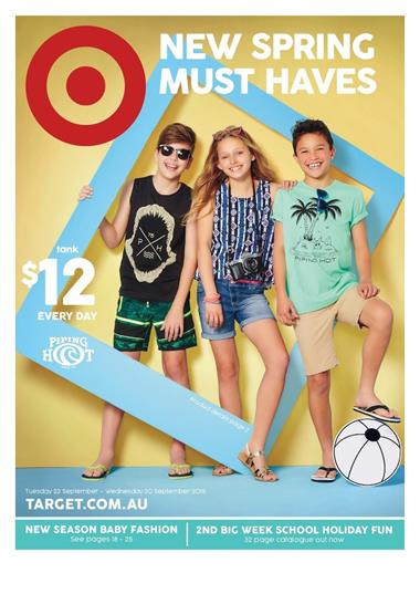 Target Catalogue Summer Clothing Kids 22 Sep - 30 Sep 2015