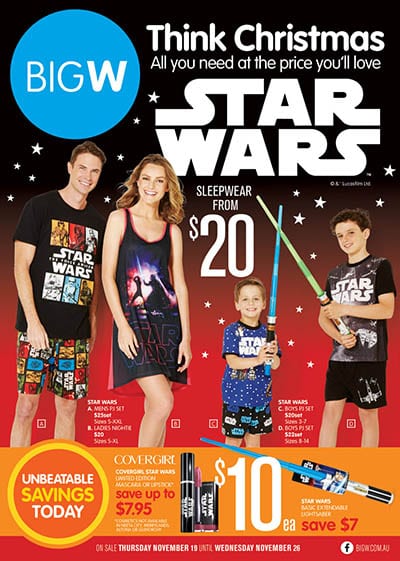 Big W Catalogue StarWars Offer 19 - 26 Nov 2015