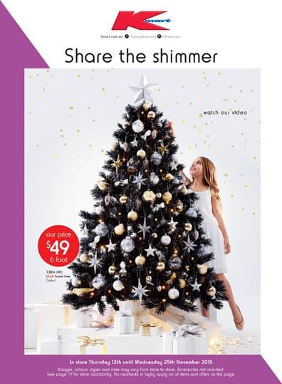 Kmart Christmas Trees Catalogue Prices 12 November 2015