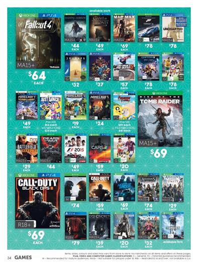 Target Video Games Catalogue Prices 14 November