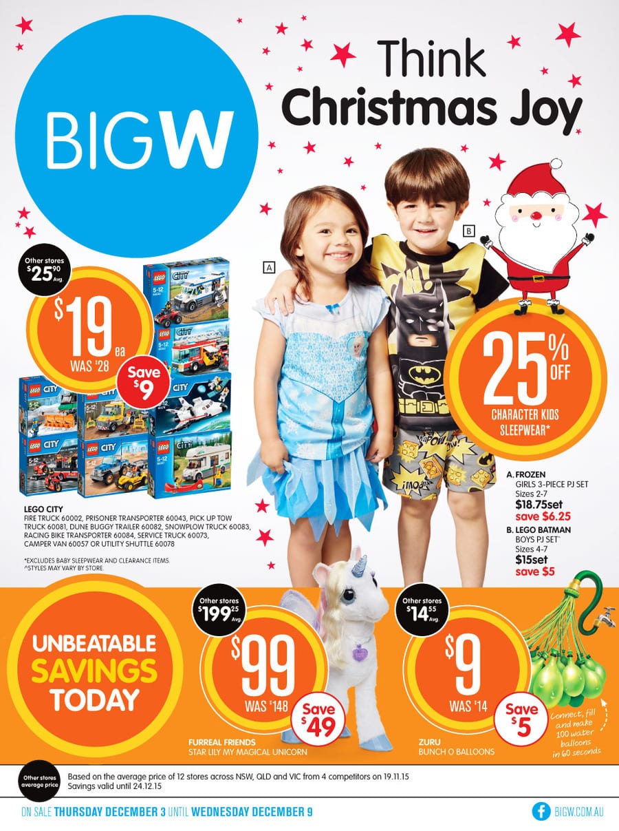 Big w toy catalogue