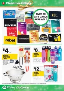 Woolworths Christmas Gifting Catalogue 16 - 22 Dec 2015