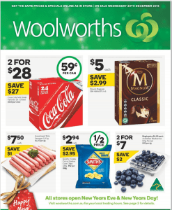Woolworths New Years Eve Catalogue 30 - 5 Jan 2016