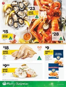 Woolworths Seafood Catalogue 23 - 29 Dec 2015