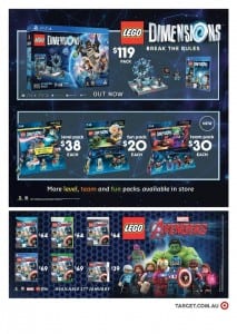 Target Lego Specials Catalogue 27 Jan 2016