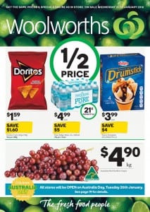 Woolworths Catalogue Special Offers 20 - 26 Jan 2016