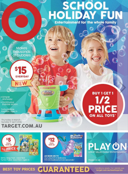 Target Catalogue School Holiday Fun Apr 2016