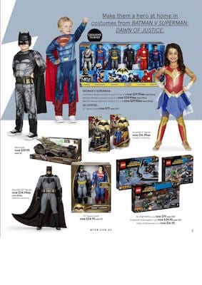 Myer Batman Costume Catalogue Apr 2016
