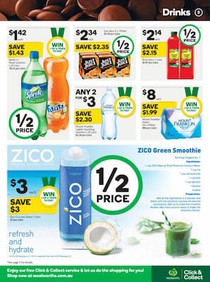 Woolworths Drink Offers Catalogue Apr 2016
