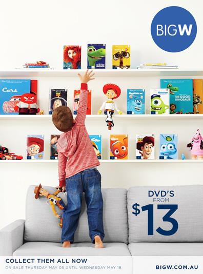 Big W Catalogue DVDs and Books May 2016