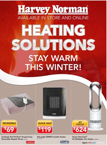 Harvey Norman Catalogue Electric Heaters May 2016