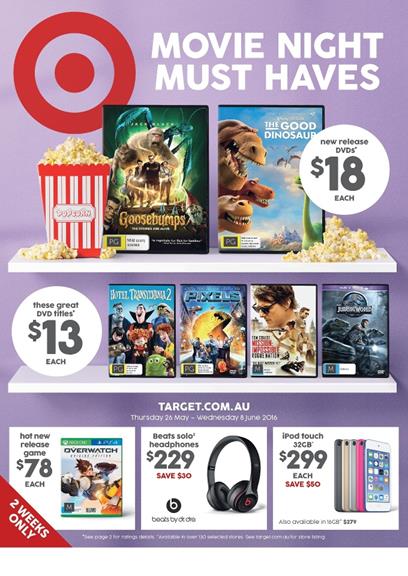 Target Catalogue Entertainment 26 May - 8 June 2016