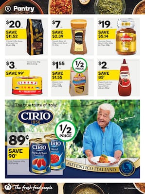 Woolworths Catalogue Pantry Offers May 2016