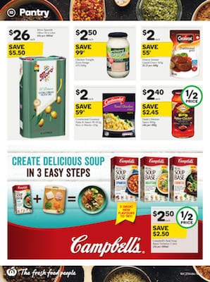 Woolworths Catalogue Pantry Sale Apr 2016