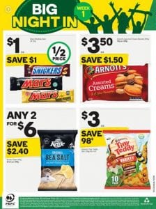 woolworths big night in snacks 30 may 2016
