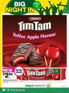 woolworths tim tam 30 may