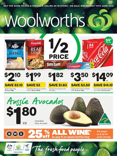 Woolworths Catalogue Jun 15 - 21 2016 Top Deals