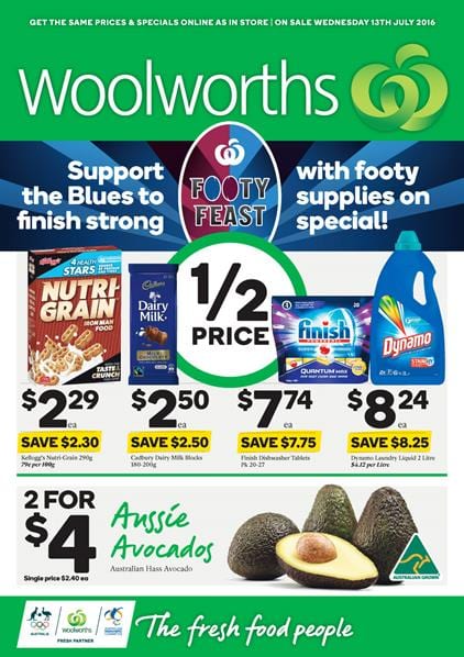 Woolworths Catalogue 13 Jul - 19 Jul 2016 Top Deals