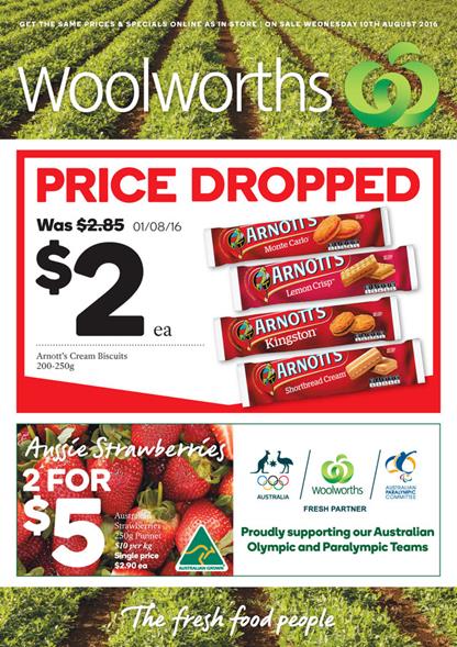 Woolworths Catalogue 10 - 16 Aug 2016