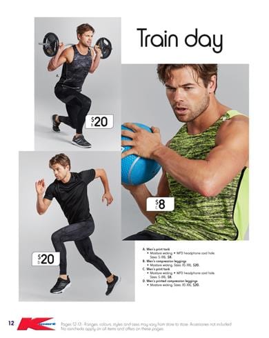 Kmart Catalogue Men's Fitness September 2016