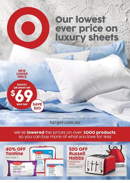Target Catalogue Home Ware 15 September 2016